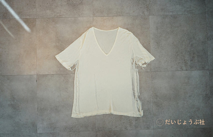 6年愛用したワイルドシルクの肌着